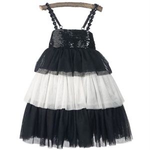 Girls Sequin and Tulle Dress